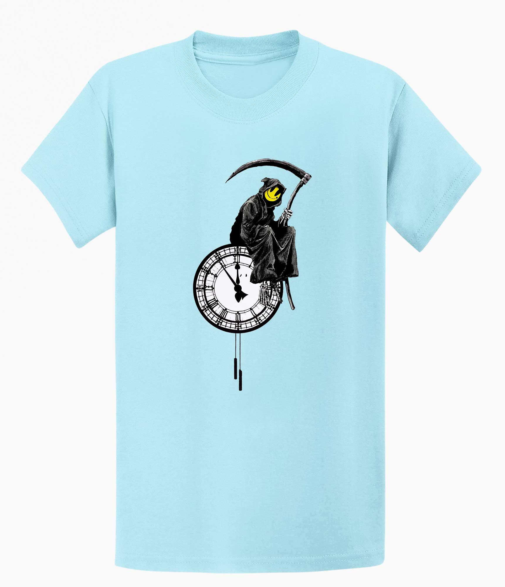 Image of Banksy Unisex T-shirt  - Grim Reaper Banksy-Apparel